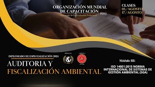 DIPLOMADO:AUDITORIA Y FIZACALIZACIÓN AMBIENTAL.