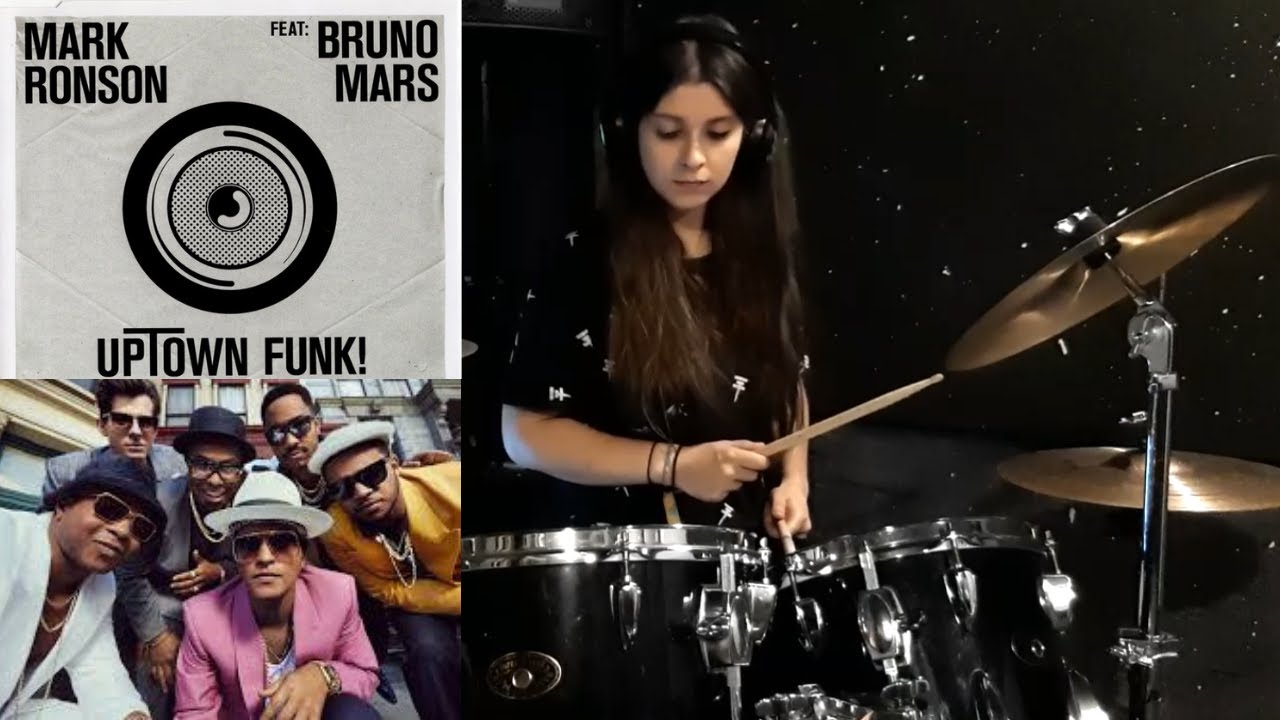 Uptown Funk - Mark Ronson Ft. Bruno Mars (Drum Cover) - YouTube