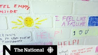 Breaking down mental health stigma with a blank canvass