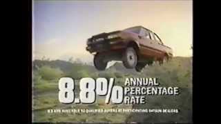 Nissan 4x4 Truck commercial 1983