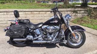 2002 Heritage Softail in Vivid Black