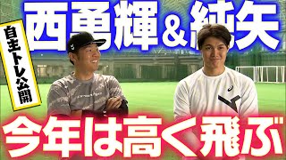 【自主トレ公開】西勇輝投手と西純矢投手が3年連続の合同自主トレ！阪神タイガース密着！応援番組「虎バン」ABCテレビ公式チャンネル