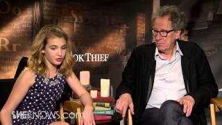 The Book Thief's Geoffrey Rush and Sophie Nélisse - Celebrity Interview