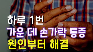 가운데 손가락 통증 원인과 치료: 전문가가 알려주는 팁