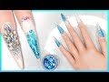 Acrylic Nails Tutorial | Bling Nail | Encapsulated Nails