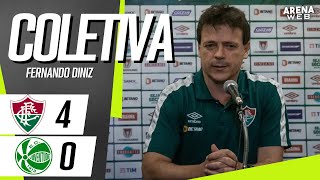 COLETIVA FERNANDO DINIZ | AO VIVO | Fluminense x Juventude - Brasileirão 2022