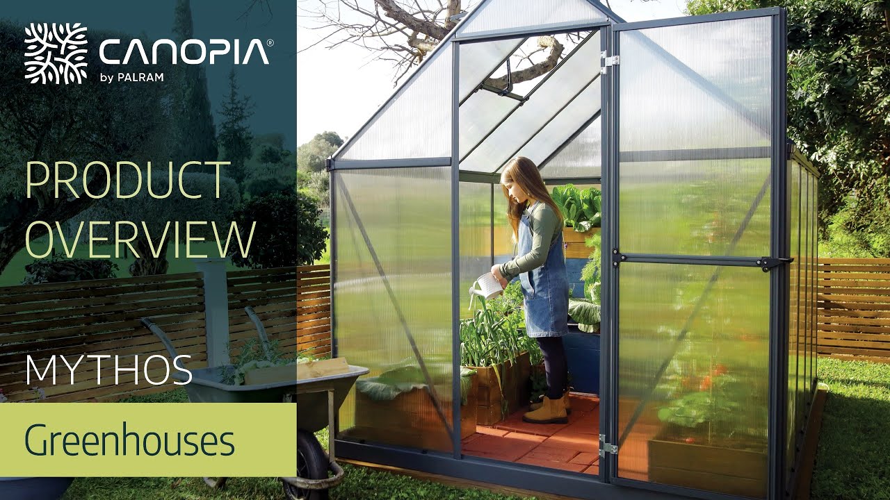 Mythos DIY Polycarbonate Greenhouse Kit | Canopia By Palram - YouTube