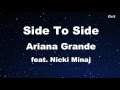 Side To Side - Ariana Grande Feat. Nicki Minaj Karaoke 【With Guide Melody】 Instrumental