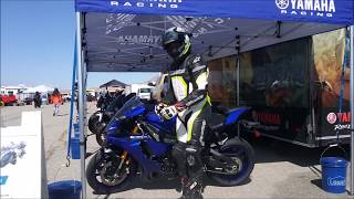 Yamaha's Champions Sport Bikes Demos with Track Xperience April 2018