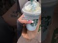 NEW BLUE RASPBERRY CLOUD FRAPPE 🥰🩵#starbucks #blueraspberrycloudfrappuccino #starbucksfrappucino