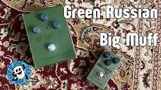 EHX Green Russian Big Muff  - Original vs Reissue with Black Keys and Pink Floyd tones!