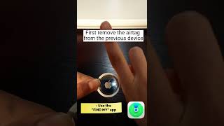 Reset an AIRTAG in 30 seconds! #shorts #youtubeshorts #new #fix #apple #airtag #tech