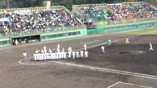 101106秋季高校野球近畿大会準決勝（智弁和歌山vs天理）9回裏サヨナラ