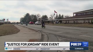 Hundreds turn out for 'Justice for Jordan Ride' to support teen after attack