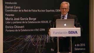 (Subtitulada) Conferencia de María José García Borge y Enrico Chiaveri, del CERN
