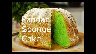 Pisang Susu's Pandan Sponge Cake