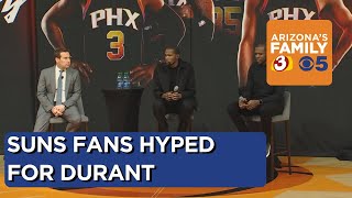 Fans hyped up for Kevin Durant's trade to Phoenix Suns