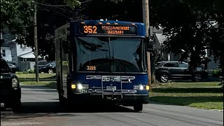 On board gillig bus 4214 full ride on route 352