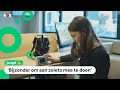 Vera en Annelin testen apparaat voor hun ziekte diabetes