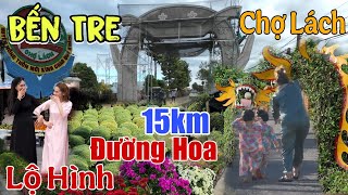 Quá Bất Ngờ Đường Làng Hoa Phú Sơn Chợ Lách Bến Tre Dài 15km Đã Lộ Hình? Nhiều Kiểng Thú Độc Lạ