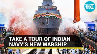 Indian Navy Gets New Warship; 'Most Advanced' INS Vindhyagiri Launched | Take A Tour