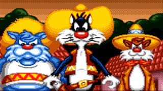 Speedy Gonzales - Los Gatos Bandidos All Bosses (No Damage With Ending) SNES