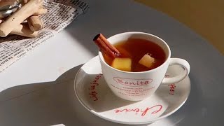 冬日暖心香甜热饮🍎苹果肉桂茶 暖身暖胃｜养生茶｜自制饮品｜饮品