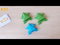 折纸教程（小青蛙）origami tutorial frog @diyshow7693