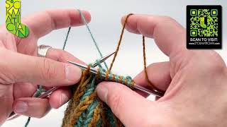 Right-Leaning Crossed Double Decrease in Double-Knitting... ish! — A Sockmatician Tutorial