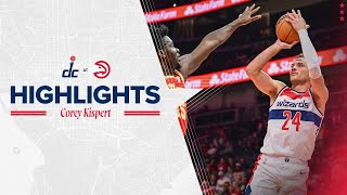 Highlights: Corey Kispert scores 21 in victory over Hawks | 10/28/24