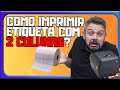 Como imprimir etiqueta com 2 colunas na impressora térmica.