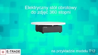 Stół obrotowy do zdjęć 360° z oferty sklepu e-trade.com.pl