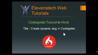 Generate Dynamic Slug Using Codeigniter