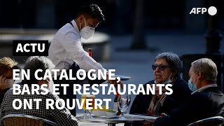 La Catalogne rouvre ses bars et restaurants | AFP