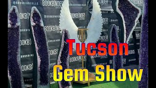 Walk the 2025 Tucson Gem Show with us. #tucsongemshow #gemshow #crystalgems Giant crystals amethyst