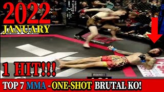 MMA Knockouts in 2022 #1 ► TOP 7th to 1st KO!