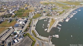 佐賀ドローン（佐賀市09川副町　戸ヶ里漁港）