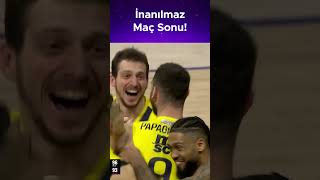 Bahçeşehir Koleji - Fenerbahçe Beko Maçında İnanılmaz Anlar! 🔥🔥 #shorts #basketbol