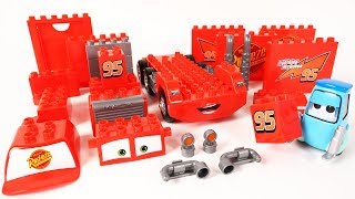 Cars Guido's Block Building Mack Truck Block Toys Assembly Video for Kids