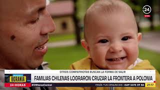 Familias chilenas lograron cruzar la frontera a Polonia | 24 Horas TVN Chile