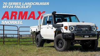 Safari ARMAX Snorkel - Facelift Toyota LandCruiser 70 Series MY24