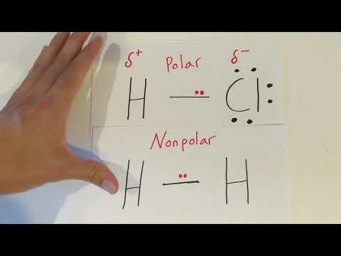 Why is oxygen partially negative and hydrogen positive?