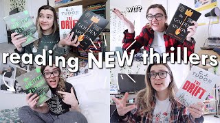 Reading NEW Thriller Books... a five star and a one star🫣 (reading vlog)