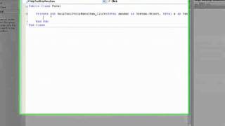 YouTube VB NET Tutorial 10 Menu Strip Visual Basic 2008 2010
