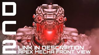 APEX MECHAGODZILLA 2021 FRONT VIEW MODEL [DC2] || GODZILLA DC2 DOWNLOAD || LINK IN DESCRIPTION