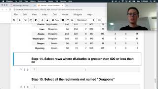 Filtering Sorting Exercise—Fictional Army—Python pandas