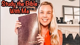 STUDY THE BIBLE WITH ME | Demo + Tips