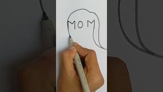 How to draw mother's day #shorts #youtubeshorts #shotsfeed #drawing #mom