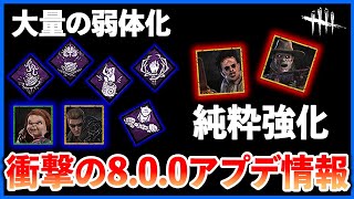 8周年直前にまさか過ぎる大量のアプデ情報!!これ...徒歩キラーさんガチで終わりかもしれん【DbD】【最新情報/ラジオ動画】