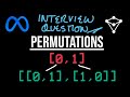 Permutations - LeetCode Question 46 - JavaScript